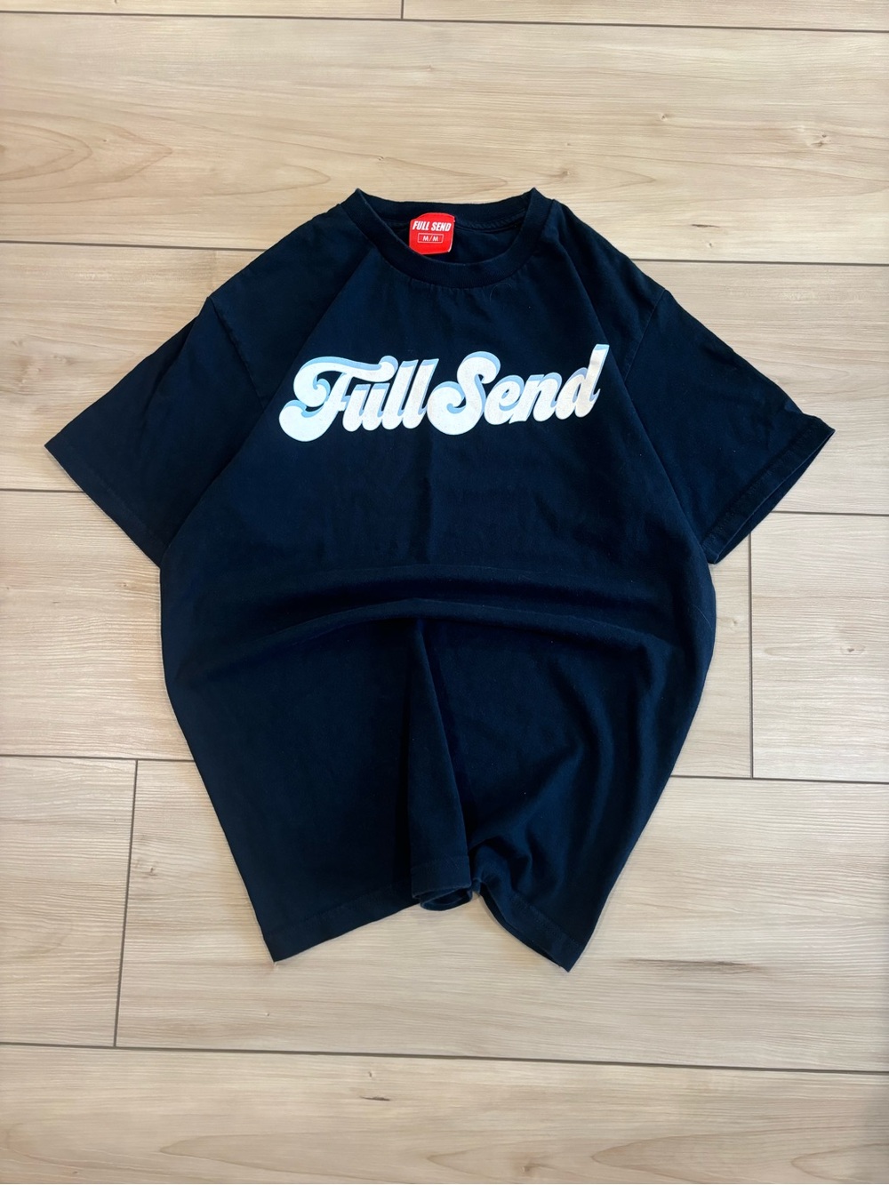 Nelk Boys Full Send Y2K retro streetwear Graphic Spellout Mens Tee